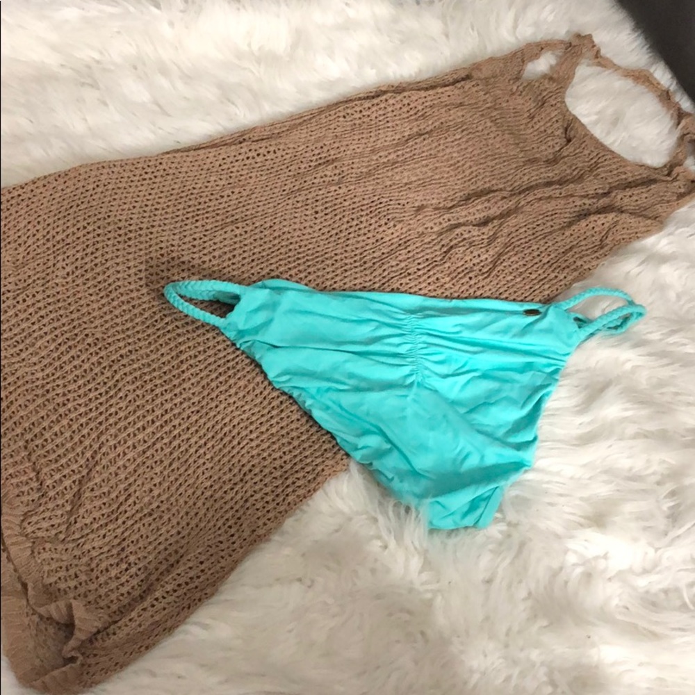 Swim cover up and swim bottom